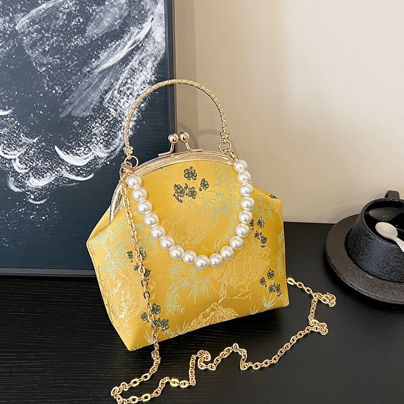 Damen elegante Handtasche mit floralem Design Nord Taschen