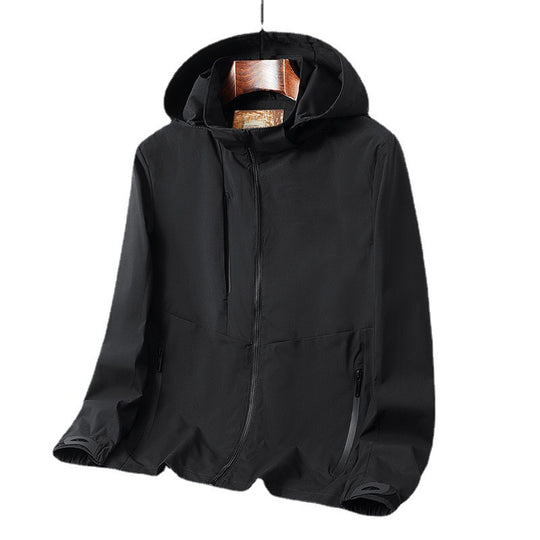 Herren Wetterfeste Outdoorjacke mit praktischer Kapuze Nord Taschen