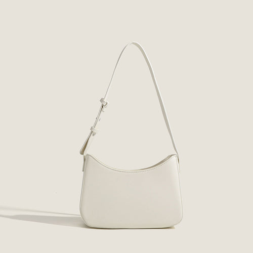 Damen Schultertasche mit geschwungener Silhouette und stylischem Gurt Nord Taschen