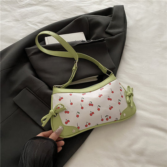 Damen verspielte Clutch-Tasche mit Kirschmotiv Nord Taschen