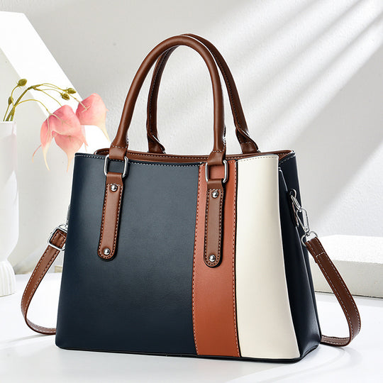 Damen Handtasche mit eleganten Farbakzenten und vielseitigem Tragegurt Nord Taschen