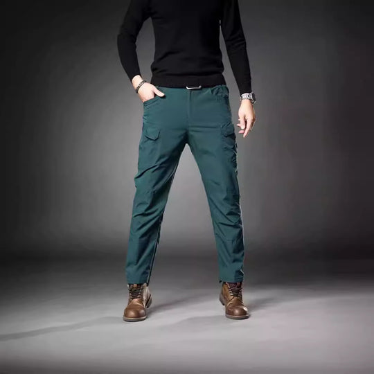 Herren Trekking‑Cargohose mit Knieverstärkung, multifunktionalen Taschen und geradem Schnitt Nord Taschen