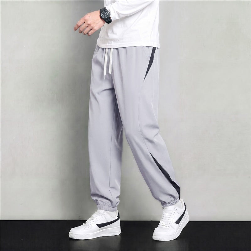 Herren Athleisure Jogginghose im Baggy‑Schnitt mit elastischem Bund, Tunnelzug und seitlichen Kontrastkeilen Nord Taschen