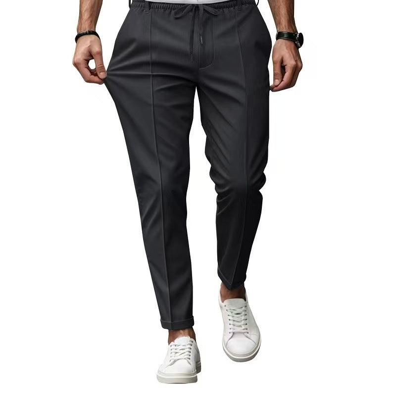 Herren elegante Freizeit-Hose mit elastischem Bund und seitlichen Eingrifftaschen Nord Taschen