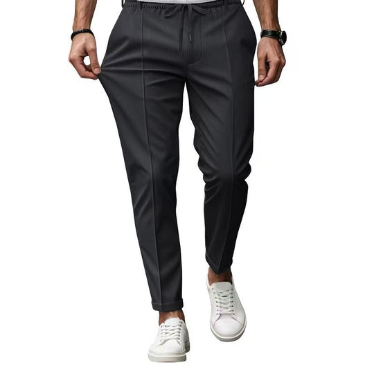Herren elegante Freizeit-Hose mit elastischem Bund und seitlichen Eingrifftaschen Nord Taschen