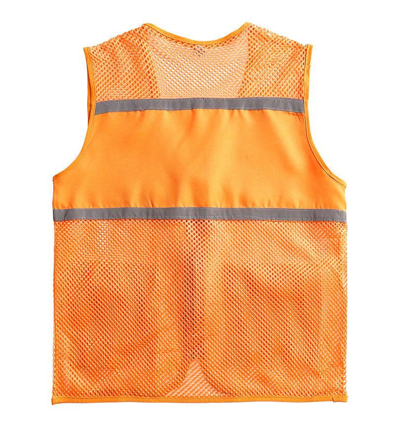 Unisex Sichtbare Utility-Weste mit atmungsaktivem Mesh, Reflektorbändern und großzügigen Fronttaschen Nord Taschen