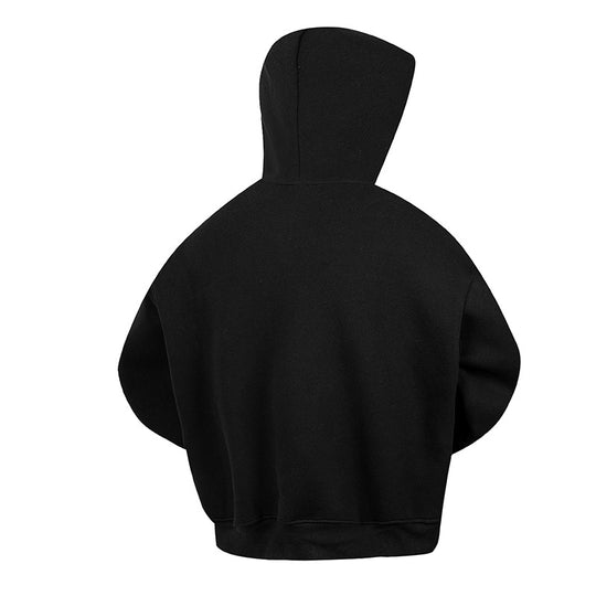 Herren Oversize-Kapuzenpullover mit Kängurutasche und Raglanärmeln Nord Taschen