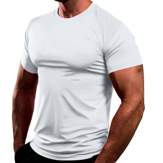 Herren Atmungsaktives Fitness-T-Shirt aus leichtem Stoff mit körperbetontem Schnitt