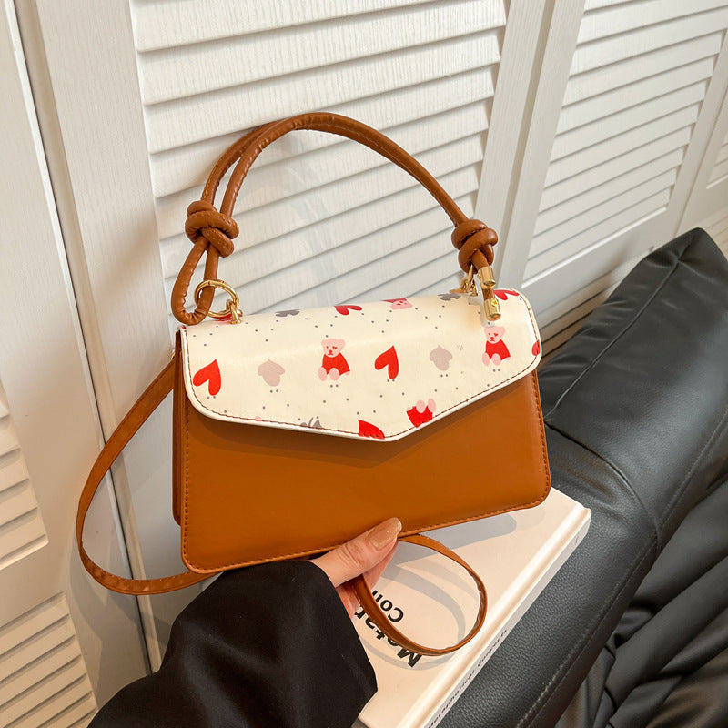 Damenhandtasche mit floralem Motiv Nord Taschen