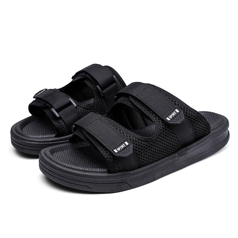 Damen Sportliche Badesandalen mit ergonomischem Klettverschluss und rutschfester Sohle