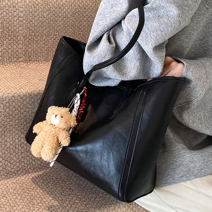 Damen Tragetasche mit elegantem strukturierter Oberfläche und praktischen Innenfächern Nord Taschen