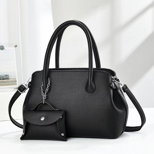 Damen elegante Handtasche mit abnehmbarem Mini-Portemonnaie Nord Taschen