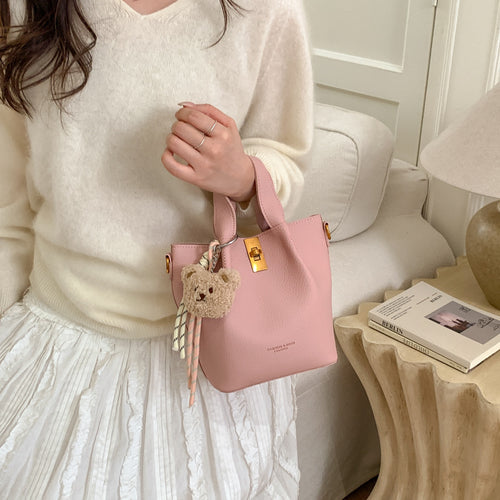 Damen Tasche mit strukturiertem Design und abnehmbarem Schulterriemen Nord Taschen
