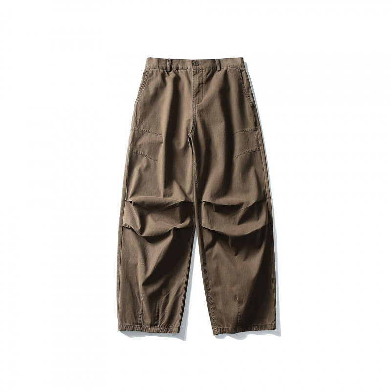 Unisex Weite Utility-Cargo-Hose im Relaxed-Fit mit Knieabnähern und elastischem Saum Nord Taschen