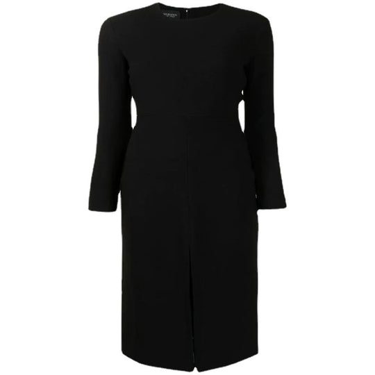 Damen Tailliertes Midikleid mit langem Arm, vorderlichem Schlitz und cleanem Tailoring Nord Taschen