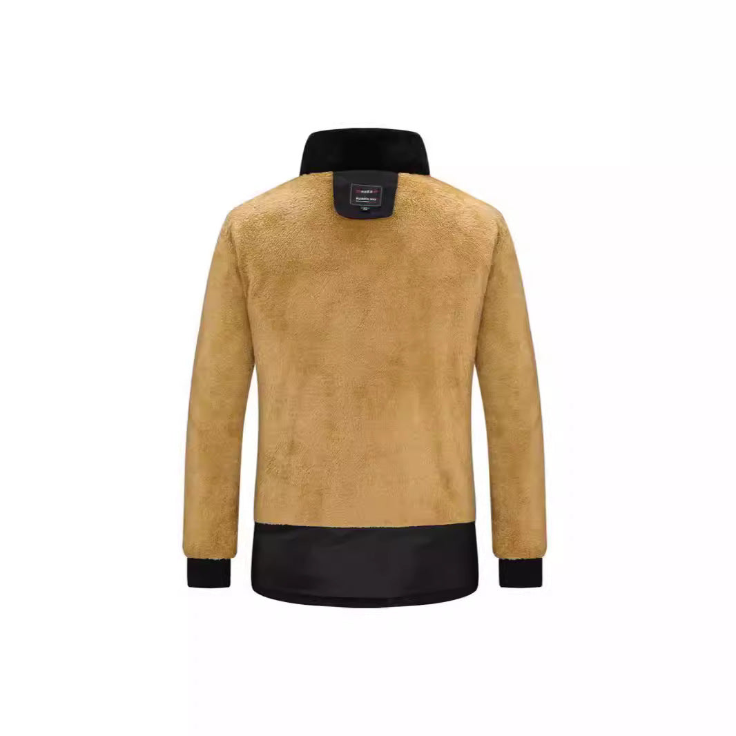 Herren Thermo-Parka mit kuscheliger Teddy-Innenfütterung und winddichter Außenhülle Nord Taschen