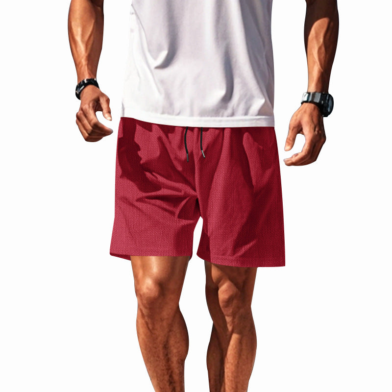 Herren nan zweilagige Badeshorts mit integrierter Kompressions-Innenhose und versteckter Handytasche