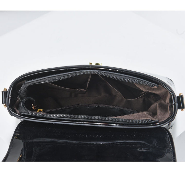 Damen Handtasche im raffinierten Krokodil-Look mit abnehmbarem Schultergurt Nord Taschen