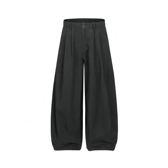 Damen Weite High‑Waist Bundfaltenhose mit ballonförmiger Silhouette Nord Taschen