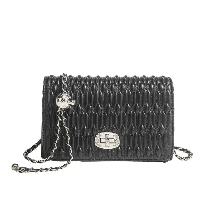 Damen Clutch-Tasche mit strukturiertem Obermaterial und eleganter Kette Nord Taschen