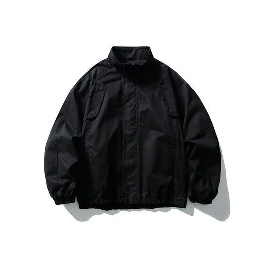 Unisex Boxy-Fieldblouson aus leichtem Ripstop mit verdeckter Reißverschlussblende und elastischem Saum Nord Taschen
