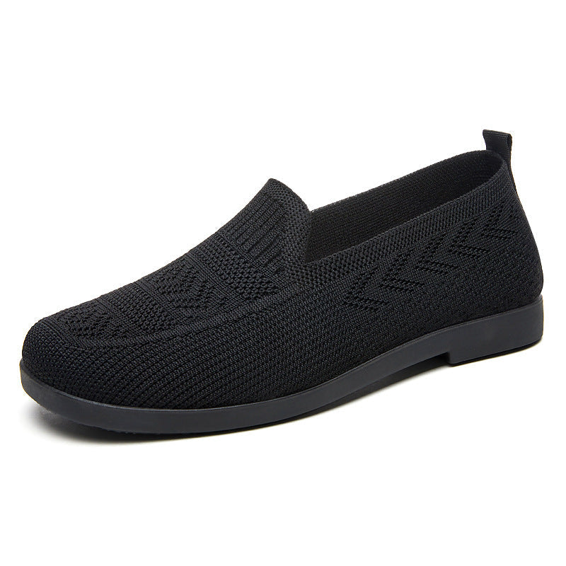 Damen Bequeme Slip-On Schuhe mit atmungsaktivem Netzwerkdesign