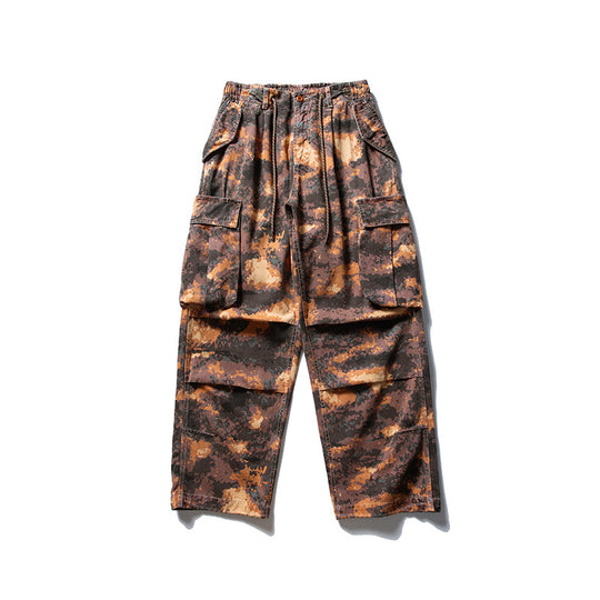 Herren Cargo-Overshirt im Utility-Stil mit Camouflage-Print und Mehrfachtaschen Nord Taschen
