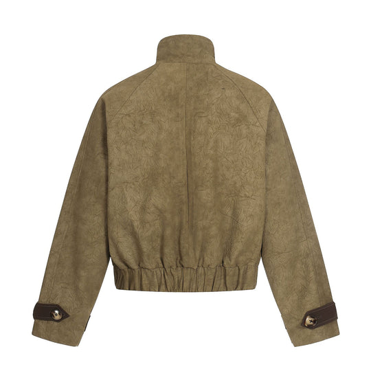 Unisex Kurz geschnittener Boxy‑Blouson mit Knebelverschlüssen und verstellbaren Manschetten Nord Taschen