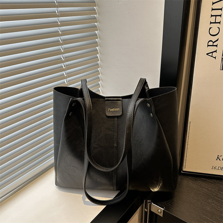 Damen elegante Schultertasche aus hochwertigem Kunstleder Nord Taschen