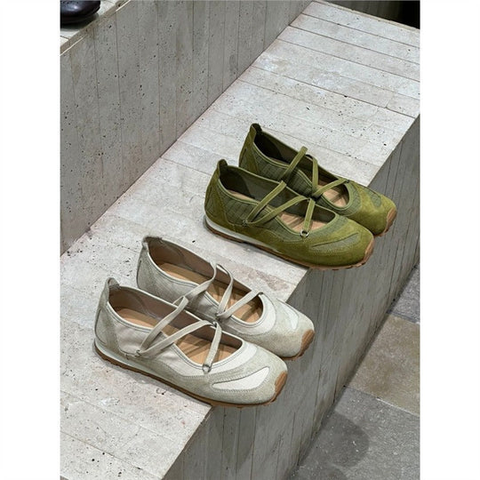 Damen Ballerinas mit elegantem Riemchen-Design Nord Taschen
