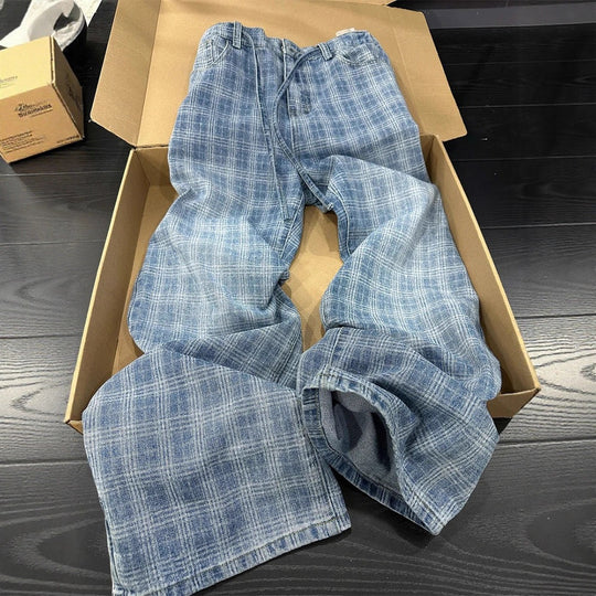 Damen Lässige Karohosen Nord Taschen