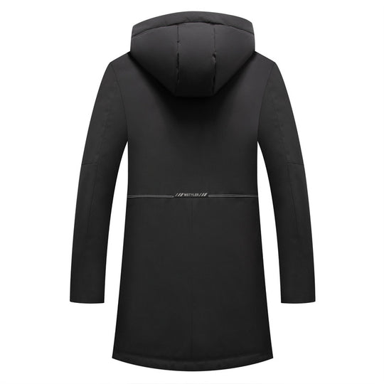 Herren wasserabweisender Parka mit abnehmbarer Stepp-Innenjacke Nord Taschen