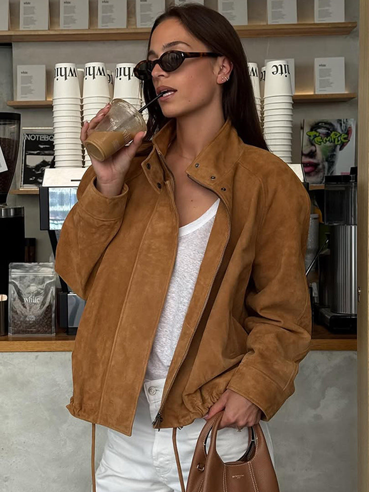 Damen modische Elegantejacke mit praktischen Taschen und bequemem Schnitt
