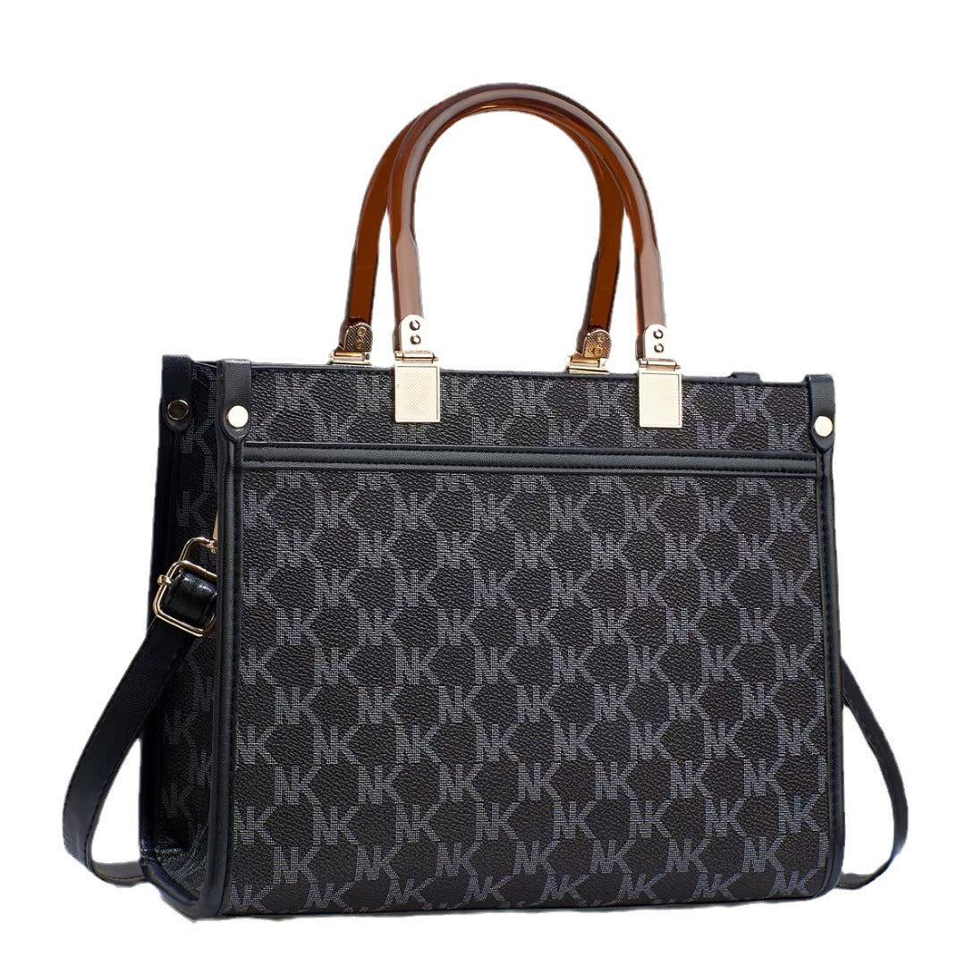 Damen Umhängetasche mit elegantem Muster und praktischen Fächern Nord Taschen