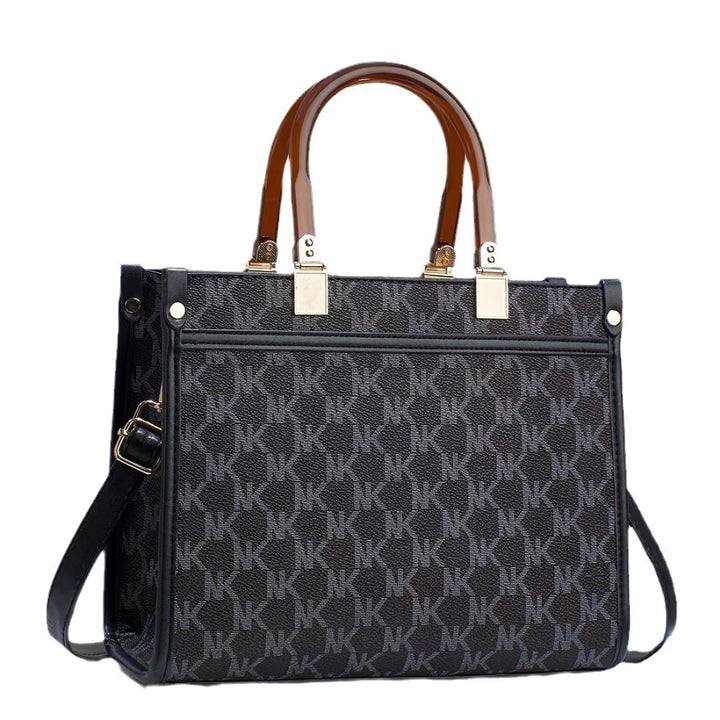Damen Umhängetasche mit elegantem Muster und praktischen Fächern Nord Taschen