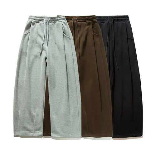 Unisex Weite Jogginghose mit Bundfalten, Elastischem Tunnelzug und Seitentaschen Nord Taschen