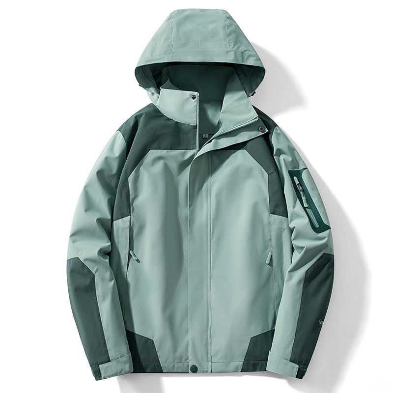 Herren technische Softshell‑Jacke mit abnehmbarer Kapuze, wasser- und winddichter Membran sowie Ärmel‑Utilitytasche Nord Taschen