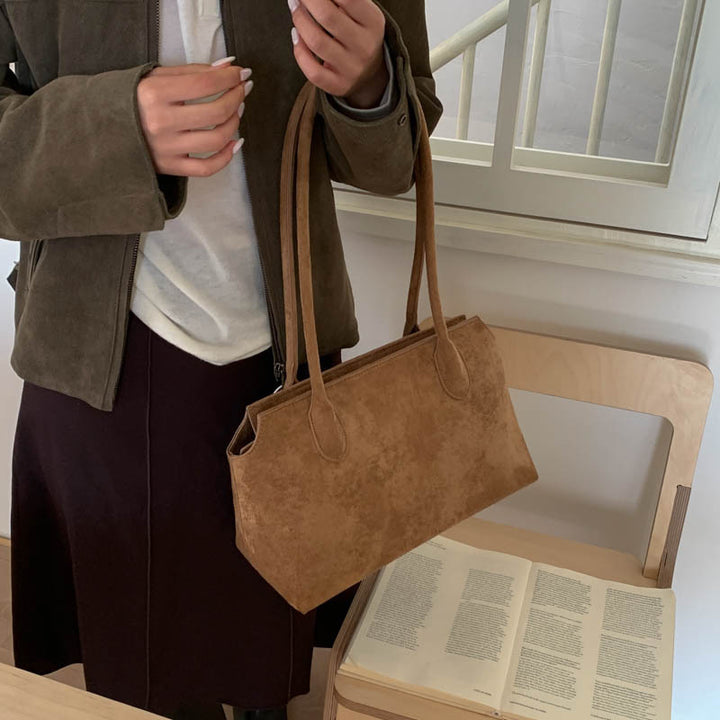Damen elegante Handtasche aus weichem Kunstleder Nord Taschen