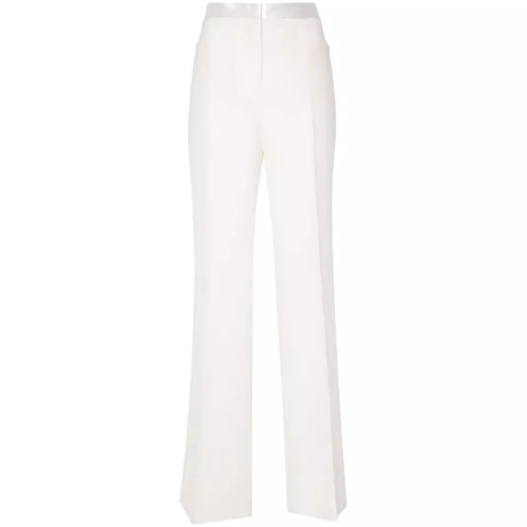 Damen Palazzo‑Hose mit hoher Taille und weitem Beinschnitt Nord Taschen