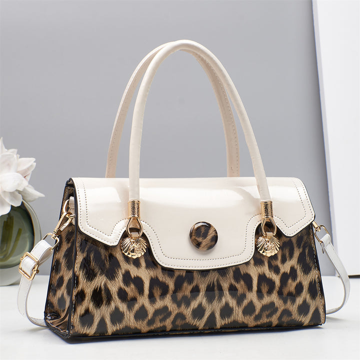 Damen elegante Handtasche im modernen Leo-Design Nord Taschen