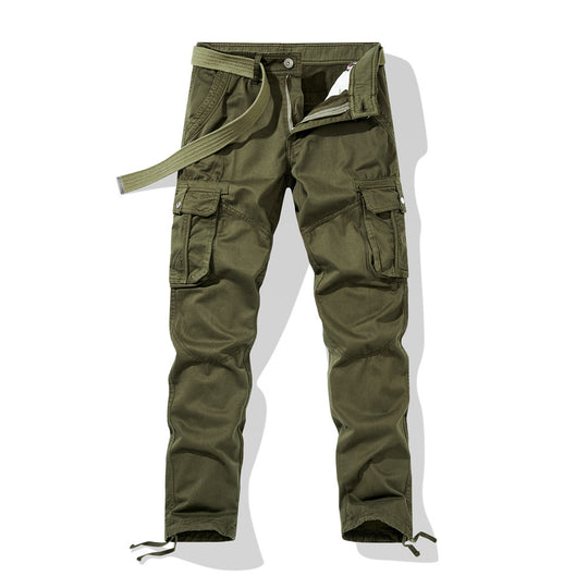 Herren Taktische Cargohose mit Knieabnähern, Mehrfachtaschen und Kordelzug Nord Taschen