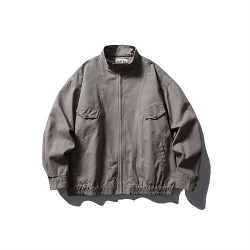 Herren Boxy-Fieldblouson mit Stehkragen, Frontreißverschluss und Pattentaschen Nord Taschen