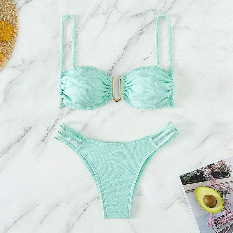 Damen Bikini Set Nord Taschen