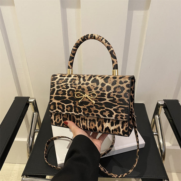 Damen elegante Handtasche im Leoparden-Look Nord Taschen