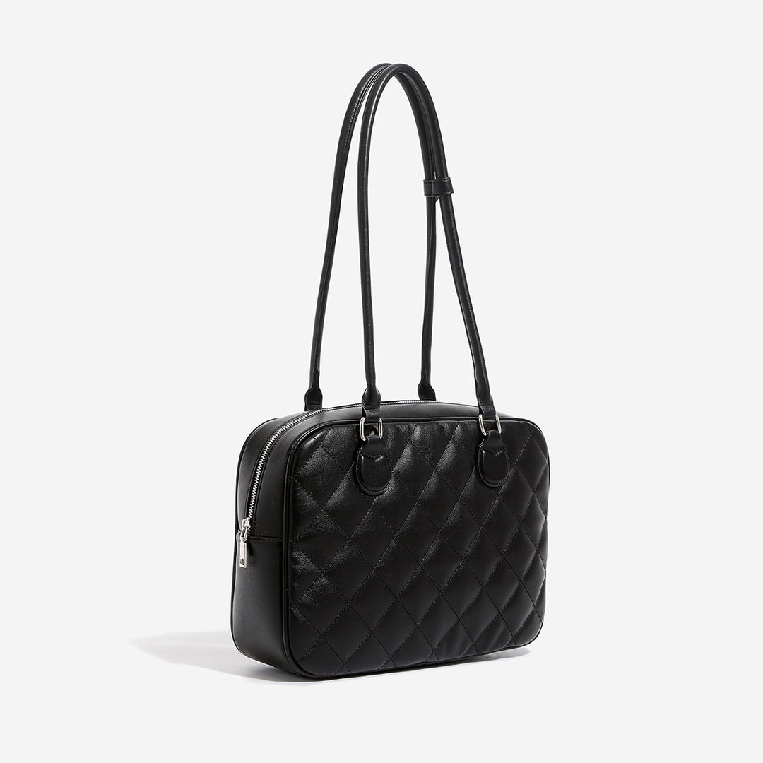 Damen elegante Handtasche mit strukturierter Steppoptik Nord Taschen