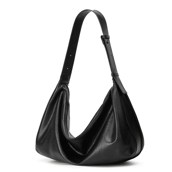 Damen Hobo-Tasche mit eleganter Drapierung und verstellbarem Schulterriemen Nord Taschen