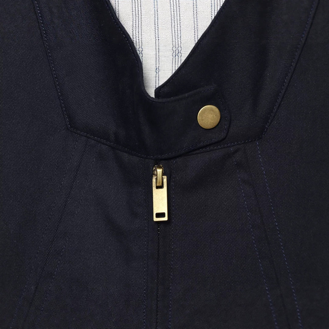 Damen Kurzer Boxy‑Blouson mit Stehkragen, aufgesetzten Pattentaschen und goldfarbenen Details Nord Taschen