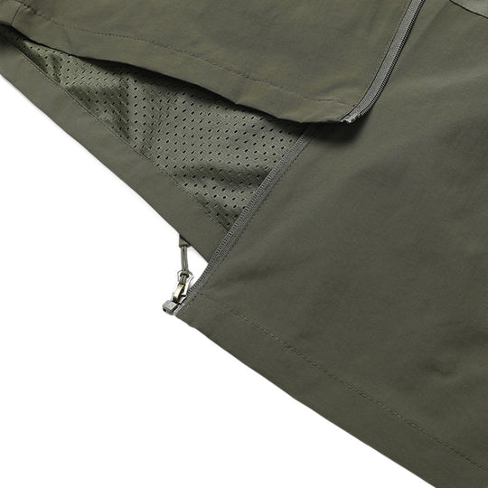 Herren Ultraleichte Allwetter-Outdoorjacke mit Kapuze atmungsaktivem Meshfutter und Reißverschlusstaschen Nord Taschen
