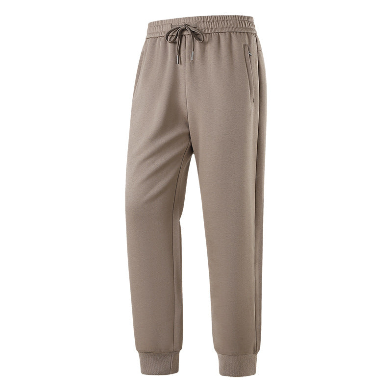 Herren Slim-Fit Freizeithose aus atmungsaktivem Funktionsfleece mit Kordelbund, Reißverschlusstaschen & Rippbündchen Nord Taschen