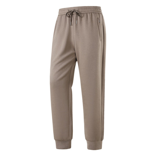 Herren Slim-Fit Freizeithose aus atmungsaktivem Funktionsfleece mit Kordelbund, Reißverschlusstaschen & Rippbündchen Nord Taschen